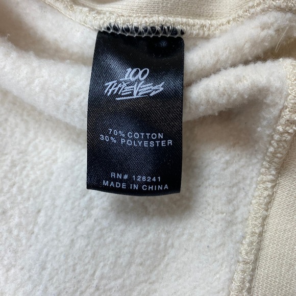 100 Thieves Foundations Geoprint Hoodie Men's 3X - Picture 7 of 9